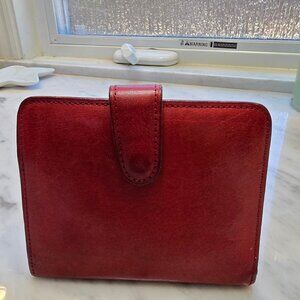 Coach NWT Vintage Red Leather Wallet
